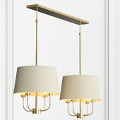 Baker Lur Double Chandelier