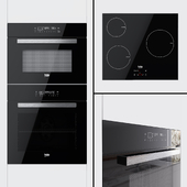 Beko - oven BQM24400, compact oven BQW14400 and hob HQI63400AT