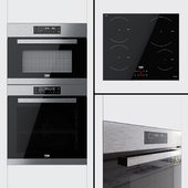 Beko - oven BIM32400, compact oven BQW12400 and hob HII64400AT