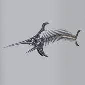 Декоративный скелет рыбы