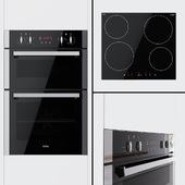 CDA - Double oven DC940SS and hob HN6111FR