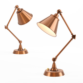 Table lamp antique brass