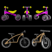 Scool PedeX Bike and Three Wheel Children Balance Bike