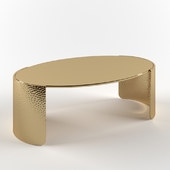CB2 Cuff Hammered Table
