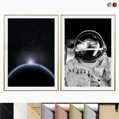 Poster Set "Sunrise In Space"