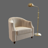 SET Chair with a floor lamp