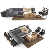 Dialma Brown / Sofa set