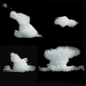 Облака (3D модель)