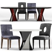 Miramont, Cavallini Chair, Ned Table