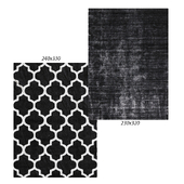 Temple and webster: Manhattan Stylish Hand Made Charcoal Rug