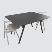 ren dining table and piano chair