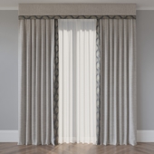 Curtains with trim