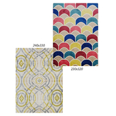 Temple and webster: Fish Scale Design Rug, Mesa Cream Rug