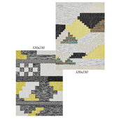 Temple and webster: Margot Flatweave Cotton & Wool Rug, Helene Flatweave Cotton & Wool Rug