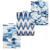 Temple and webster: Baikal Blue Soft Power Loomed Modern Rug, Purus Blue Soft Power Loomed Modern Rug