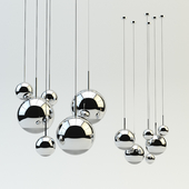 Mirror Ball Pendant Chrome Light