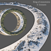 Ring of mountains + 6 Textures