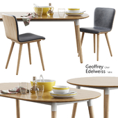 Made / Geoffrey Chair + Edelweiss Table