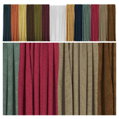 12 colors of Fabricut Allure Velvet Collection