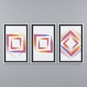 Collection of paintings geometric abstraction 06