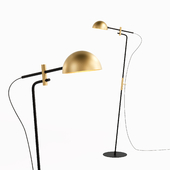 Pullout floor lamp