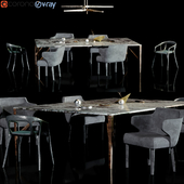 henge Saetta Table EX-Tra Chair