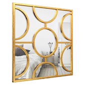 Roulers Square Leaf Wall Mirror HOHN7674