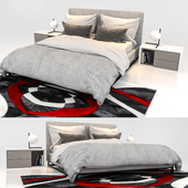 White Simple Bed