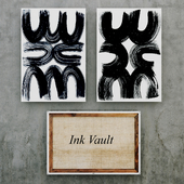 Abstract Paintings Ink Vault