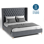 OM Double bed model B06315 from Studio 36