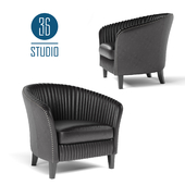 OM Leather chair model S30801 from Studio 36