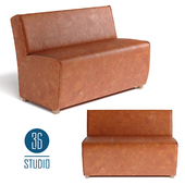 OM Leather sofa for kitchen model С637 from Studio 36