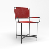 Laredo leather stool