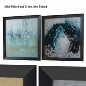 Collection of paintings by John Richard and Green John Richard 1