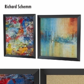 Collection of paintings by John-Richard b Richard Schemm&#39;s 3