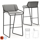 Cage barstool product sheet