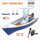 Skiff fishing boat