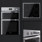 Indesit - Aria DDD 5340 C IX dual oven and VRB 640 X hob