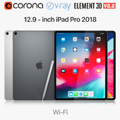 Apple iPad Pro 12.9 inch Wi-Fi 2018 and New Apple Pencil