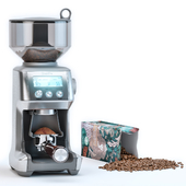 Breville Grinder and Starbucks Coffee Packaging