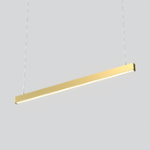 Gold profile LED lamp 36 * 67 mm Novosvet