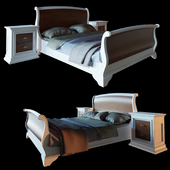 Bed and bedside table Tessarolo