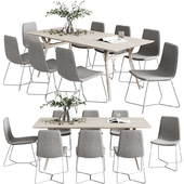 West Elm Dinning Set 5