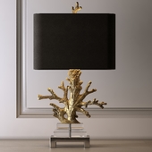 Gold Coral table lamp