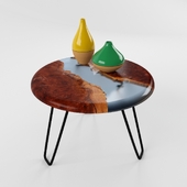 Round Resin Table