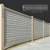 Siding fence