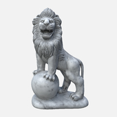 Marble lion Sculpture