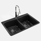 KOHLER «Kennon» top-/under-mount kitchen sink