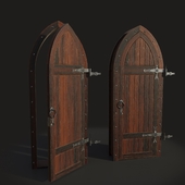Средневековая дверь