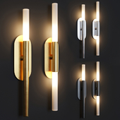 Rousseau Medium Bath Sconce and Rousseau medium vanity
